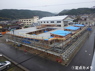 建て方が完了の写真